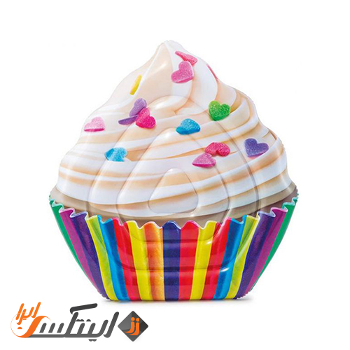 تشک بادی روی آب طرح کاپ کیک intex 58770 | اینتکس ایران