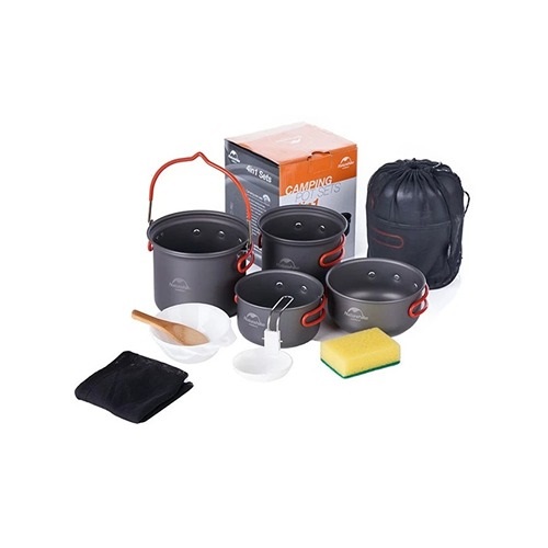 خرید ست ظروف سفری 4 تکه نیچرهایک ارزان