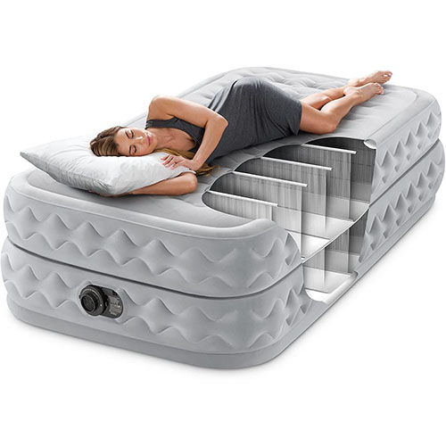 خرید تخت خواب بادی تکنفره خوشخواب مدل Supreme Air-Flow ارزان