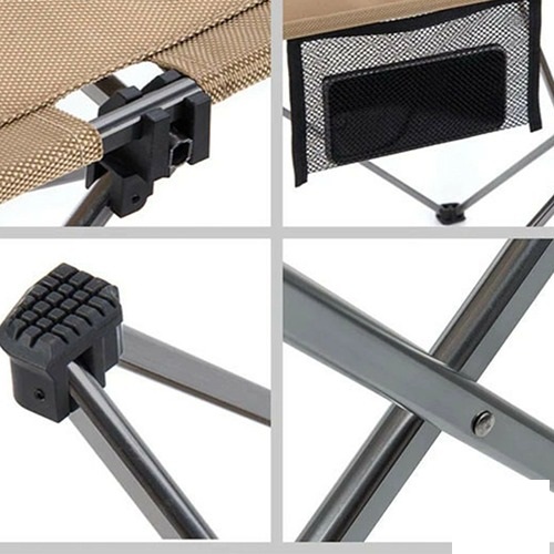 خرید میز تاشو آلومینیومی نیچرهایک سایز L خاکی ارزان