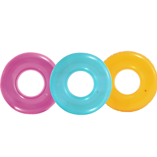 خرید حلقه شنا بادی نارنجی شفاف اینتکس ارزان