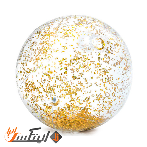 توپ بادی شاین دار طلایی intex 58070 | اینتکس ایران