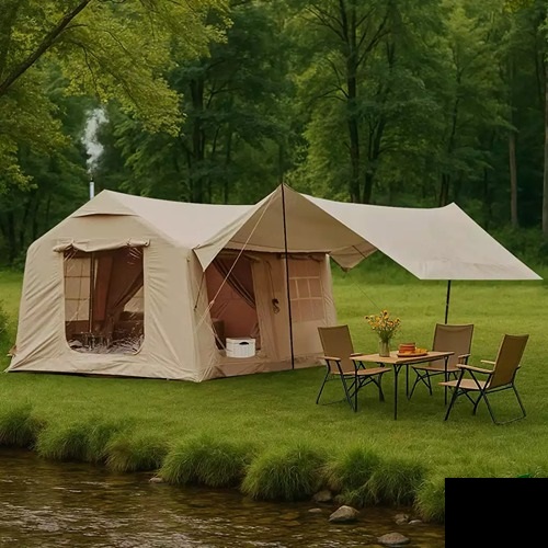 خرید چادر بادی برزنتی ده متری سایبان دار چانوداگ ارزان