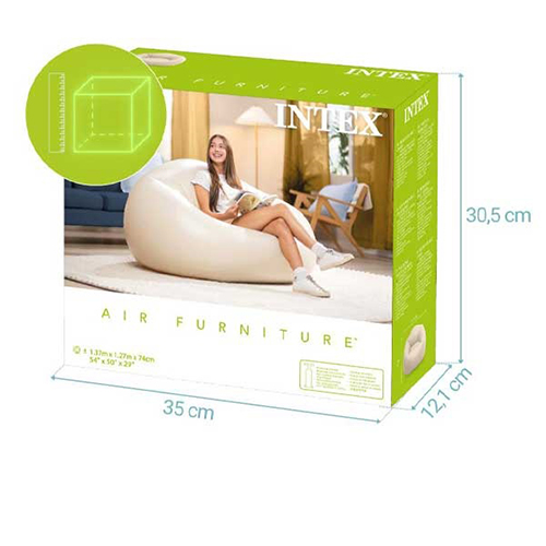 خرید مبل بادی طبی اینتکس کرم رنگ 2026 ارزان