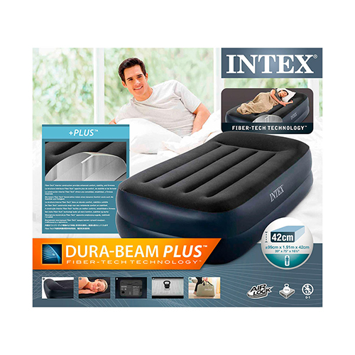 خرید تخت خواب بادی یک نفره مدل intex 64122