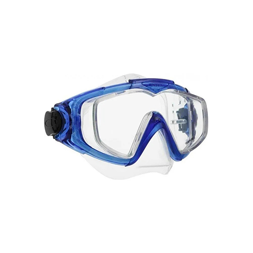 خرید ماسک شنا حرفه ای بزرگسال آبی اینتکس ارزان