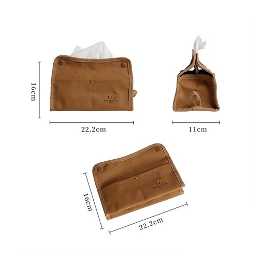 خرید جا دستمال کاغذی نیچرهایک قهوه ای ارزان