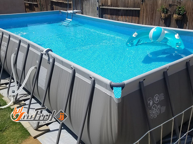 راه اندازی استخر پیش ساخته در حیاط
