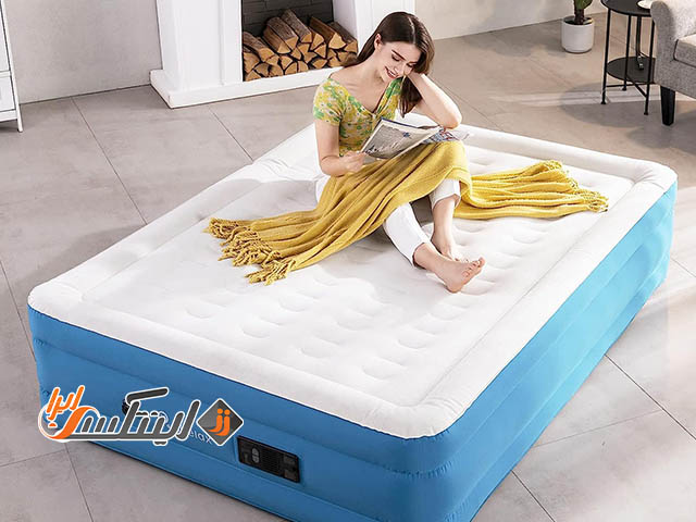 استفاده تک نفره از تخت بادی