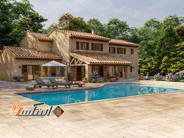 استخر پیش ساخته ویلا