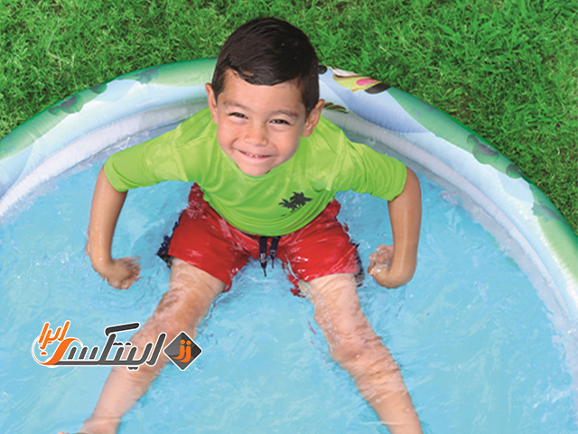 استفاده از استخر بادی کودک در سفر