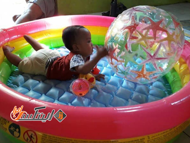 استخر بادی با کف بادشو