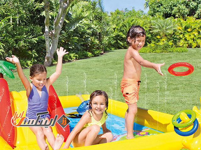 معرفی 3 طرح جدید استخر بادی آبپاش دار