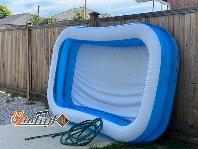 آب استخر بادی چگونه تخلیه می شود؟