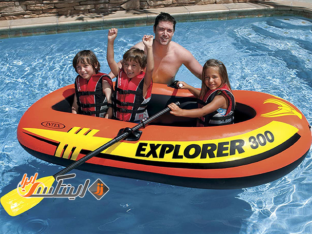 قایق بادی کودک برای تفریح دست جمعی