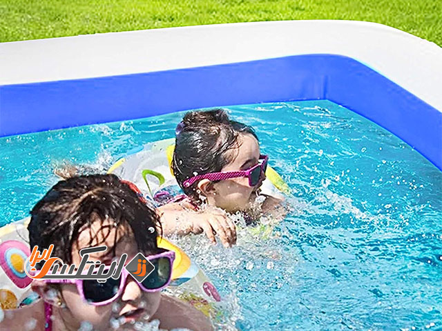 آشنایی با 4 نمونه استخر بادی مستطیلی