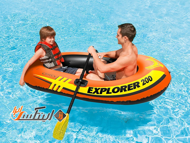 قایق بادی برای استخر