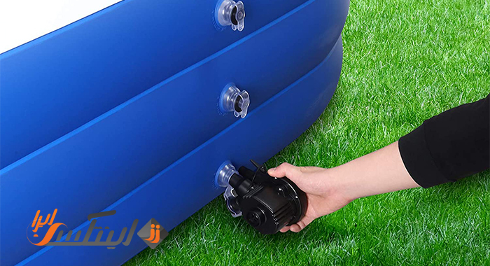 چگونه استخر بادی را باد بزنیم