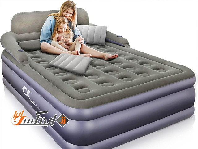 تخت بادی تکیه گاه دار