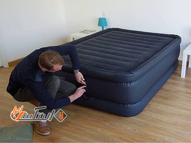 آشنایی با 5 طرح جدید تخت بادی دو نفره اینتکس