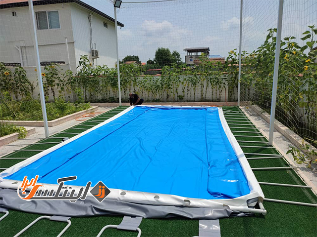 آموزش نصب استخر پیش ساخته