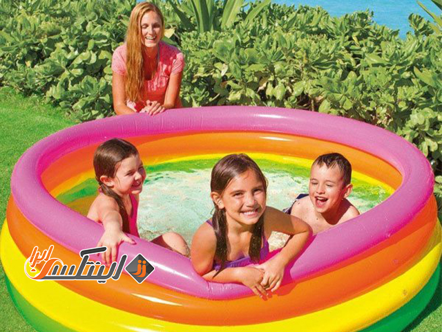 استخر بادی حلقه ای چهار رینگ