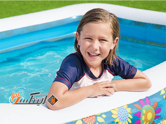 بهره مندی از استخر بادی کودکان