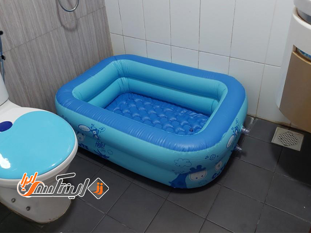 استخر بادی کودک مناسب داخل حمام