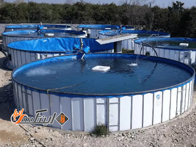 استخر فایبرگلاس پیش ساخته پرورش ماهی