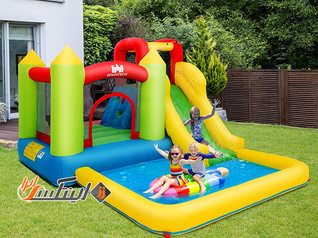 تمامی مدلهای استخر سرسره دار بادی