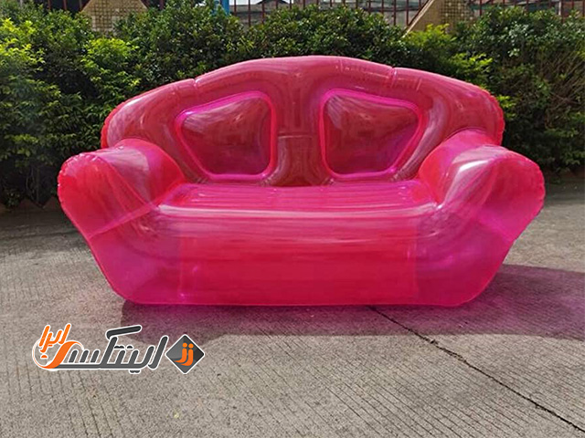 مبل بادی شفاف در خانه