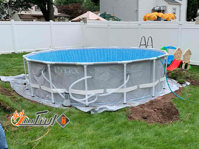 نحوه نصب استخر پیش ساخته اینتکس