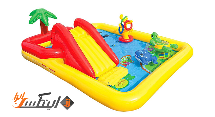 قیمت استخر بادی سرسره دار بزرگ