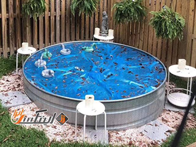 تفریحات تابستانی در استخر پیش ساخته