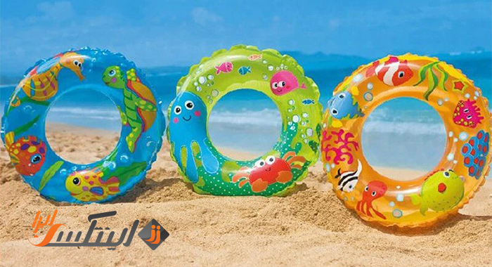 راهنمای انتخاب و خرید حلقه شنا بادی