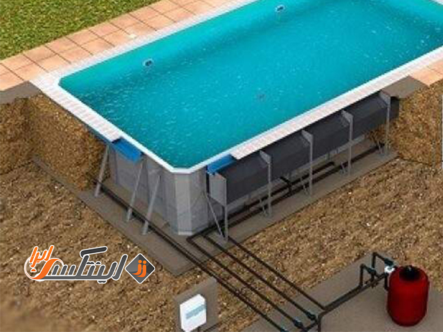 ذخیره آب در استخر پیش ساخته