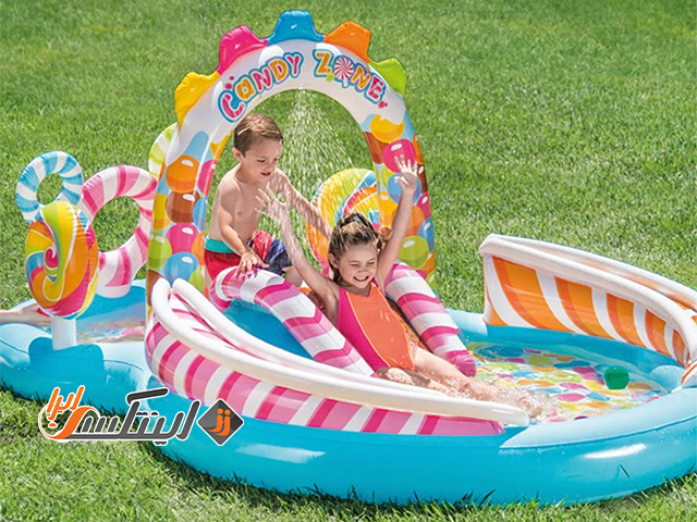 خرید استخر بادی سرسره دار