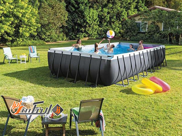 استخر پیش ساخته بزرگ در فضای باز