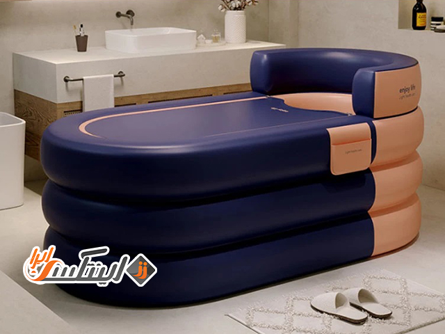 وان بادی بزرگسال تاشو کم جا پلاستیکی در حمام