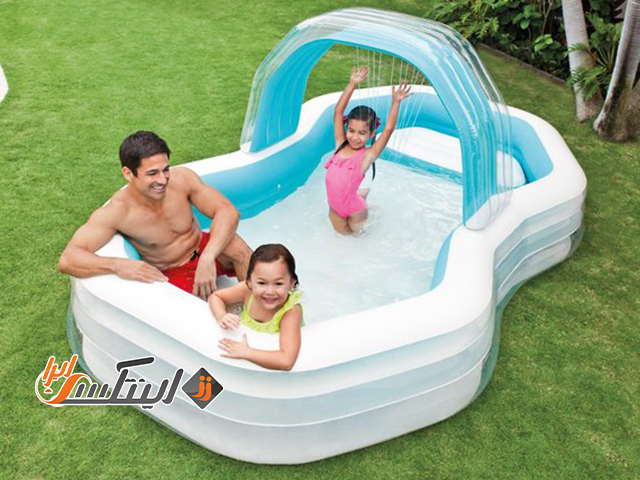 استخر بادی جدید دارای نشیمنگاه و آبپاش