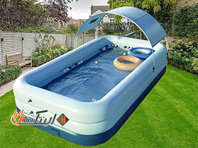 استخر بادی برای بزرگسال سایبان دار