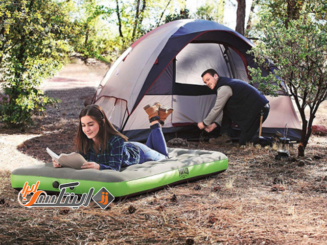 اقامت در جنگل با تشک بادی چادر مسافرتی