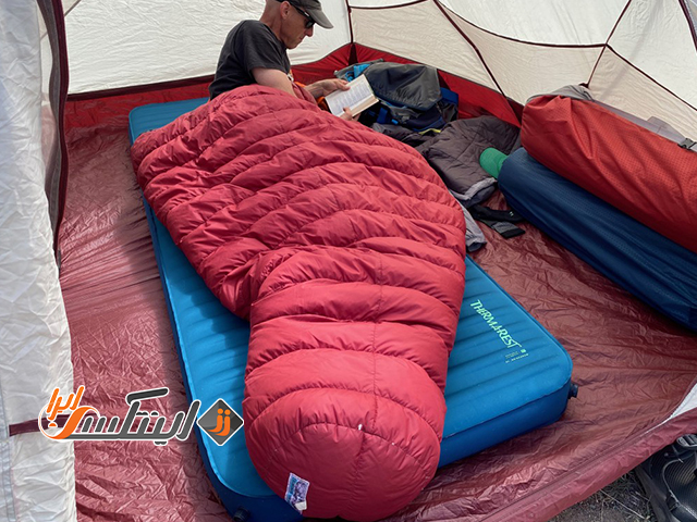 تشک بادی بهترین زیرانداز کیسه خواب