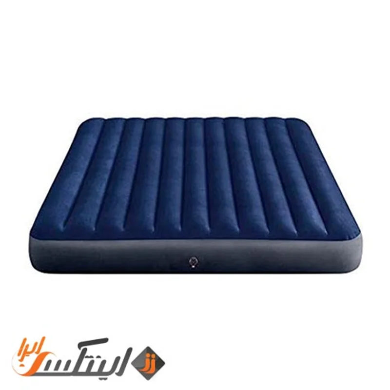 تشک بادی دونفره اینتکس با رویه مخمل عرض 183 تولید 2025