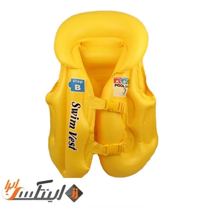 جلیقه شنا بادی سایز B کودک 3 تا 6 سال زرد