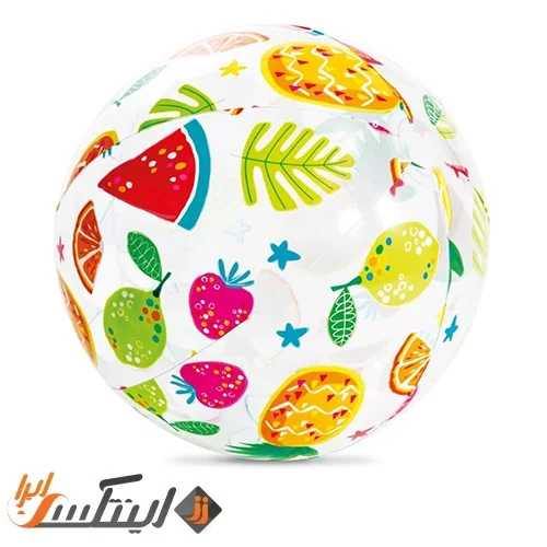 توپ بادی بچگانه مدل میوه های استوایی