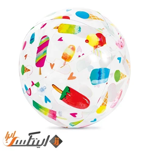 توپ بادی بچگانه اینتکس مدل بستنی