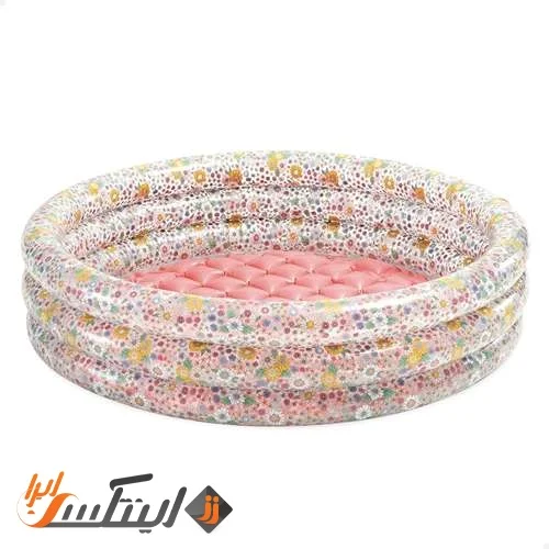 استخر بادی قطر 86 سانت اینتکس طرح شکوفه