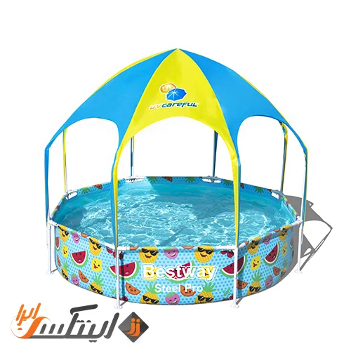 استخر فریمی کودک سایبان دار 51*244 بست وی