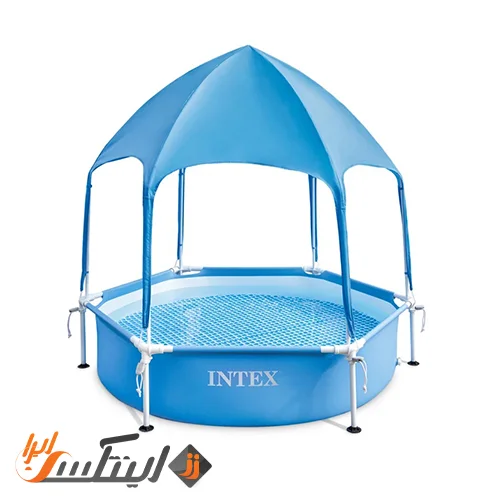 استخر فریمی پیش ساخته سایبان دار قطر 183 اینتکس